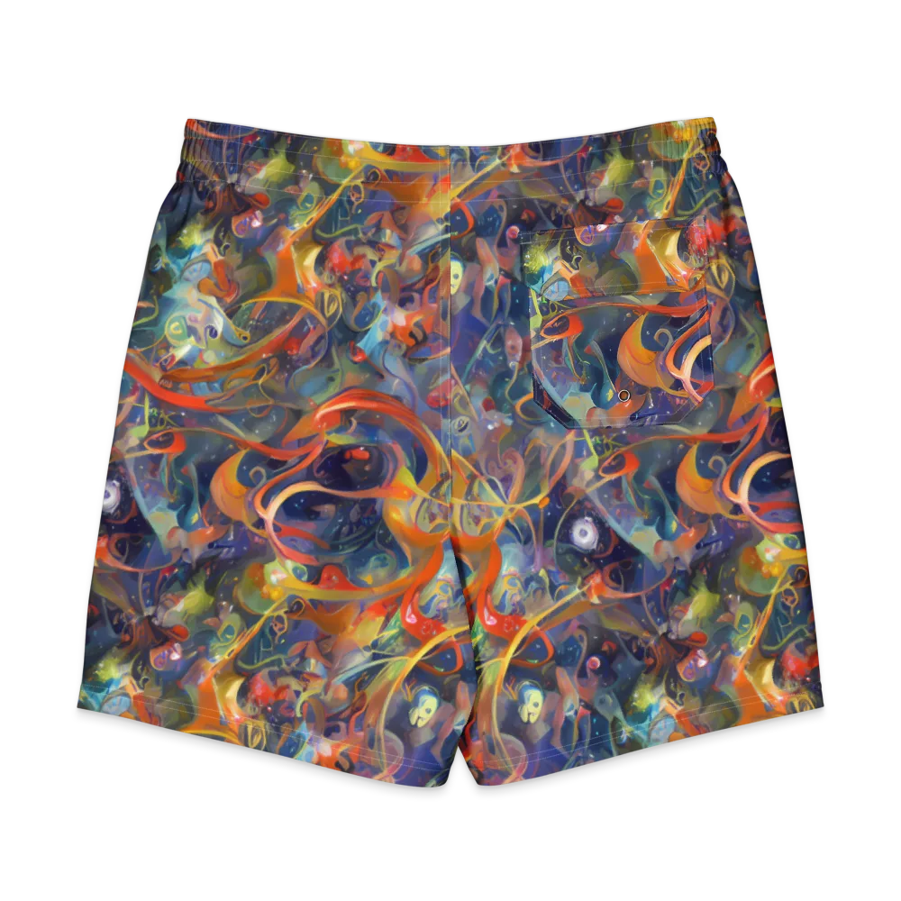 Peter De Seve Cecily Brown on Men's Board Shorts — Back