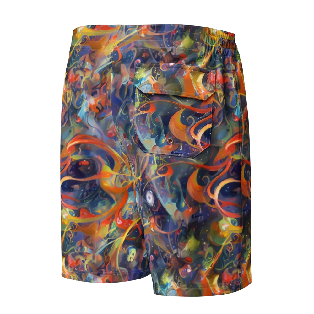 Peter De Seve Cecily Brown on Men's Board Shorts — Back