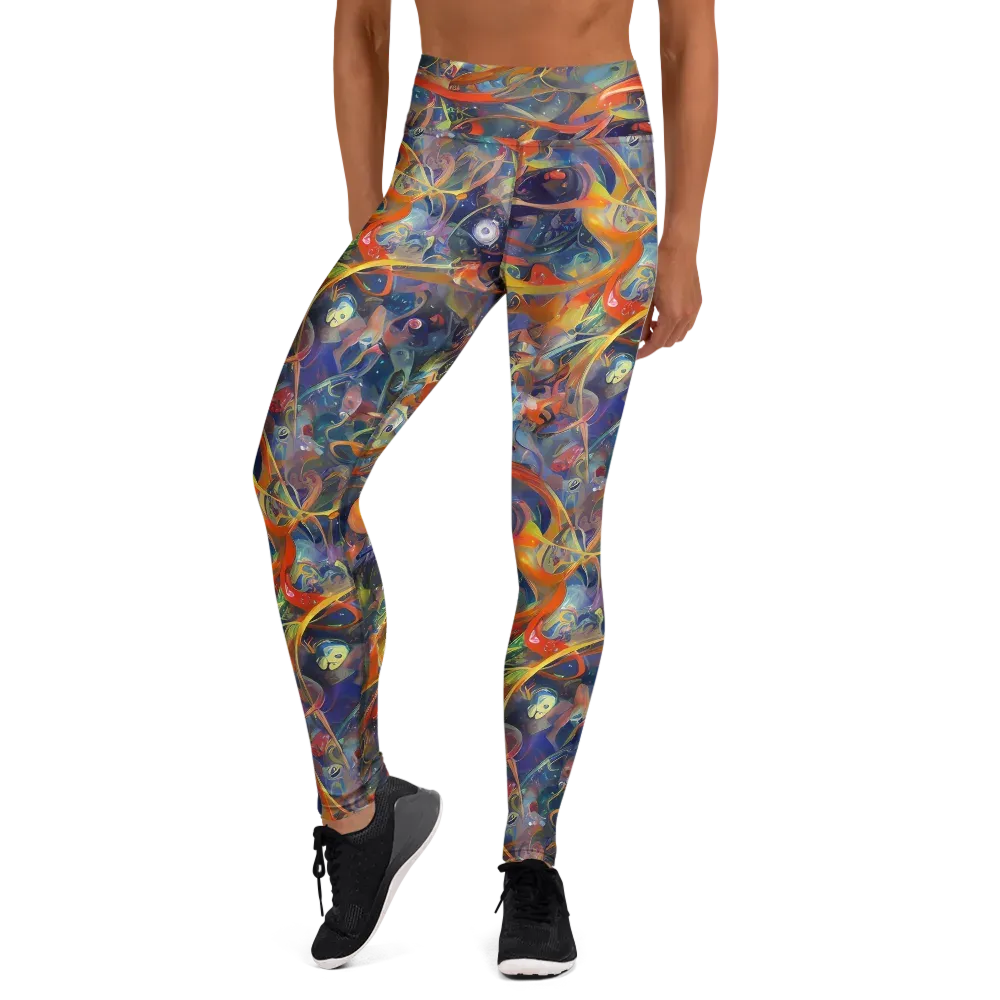 Peter De Seve Cecily Brown on Yoga Leggings — Front