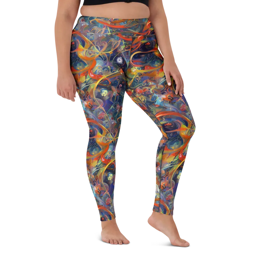 Peter De Seve Cecily Brown on Yoga Leggings — Front