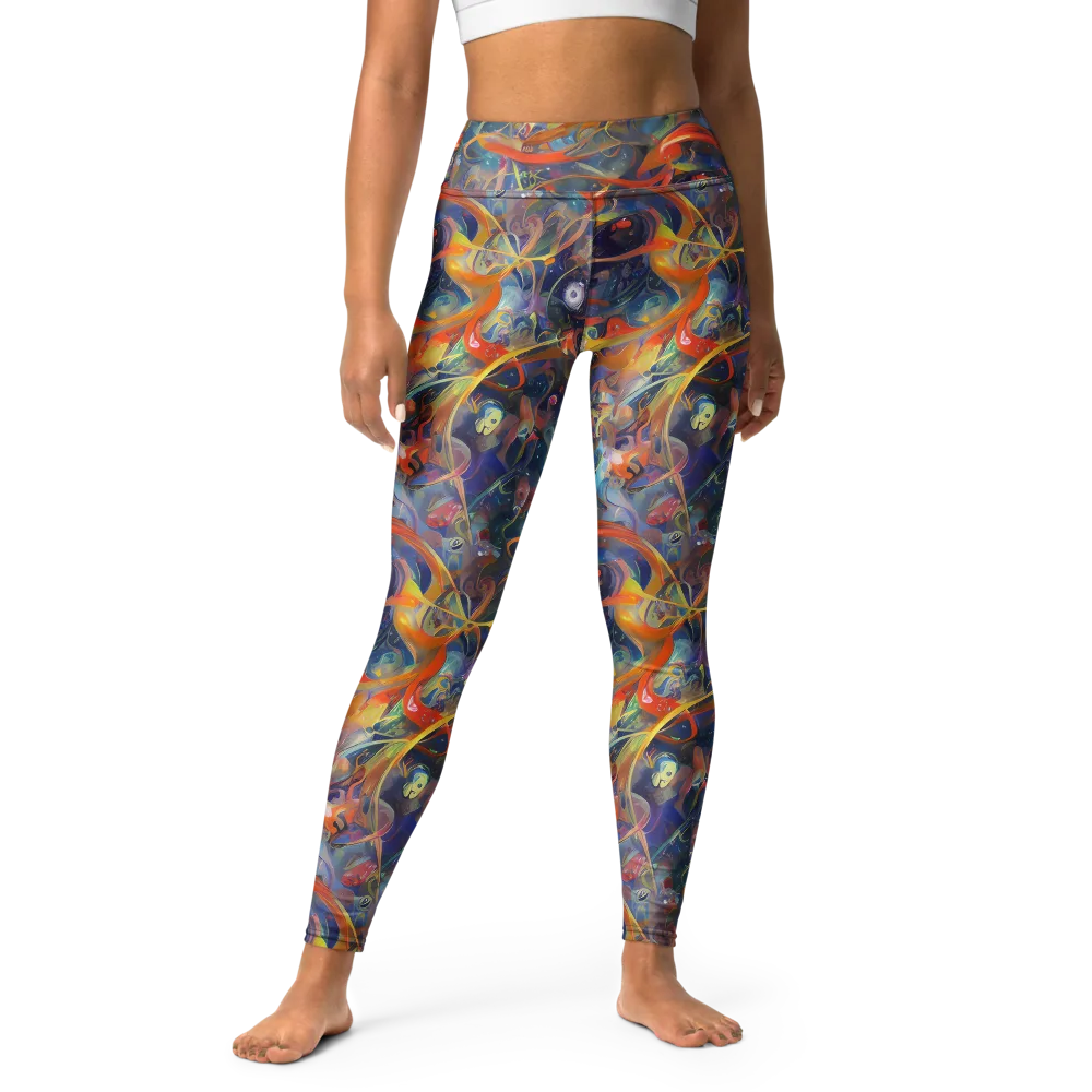 Peter De Seve Cecily Brown on Yoga Leggings — Front