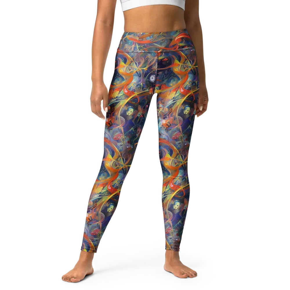 Peter De Seve Cecily Brown on Yoga Leggings — Front