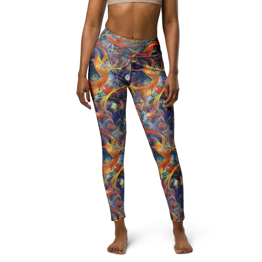 Peter De Seve Cecily Brown on Yoga Leggings — Front