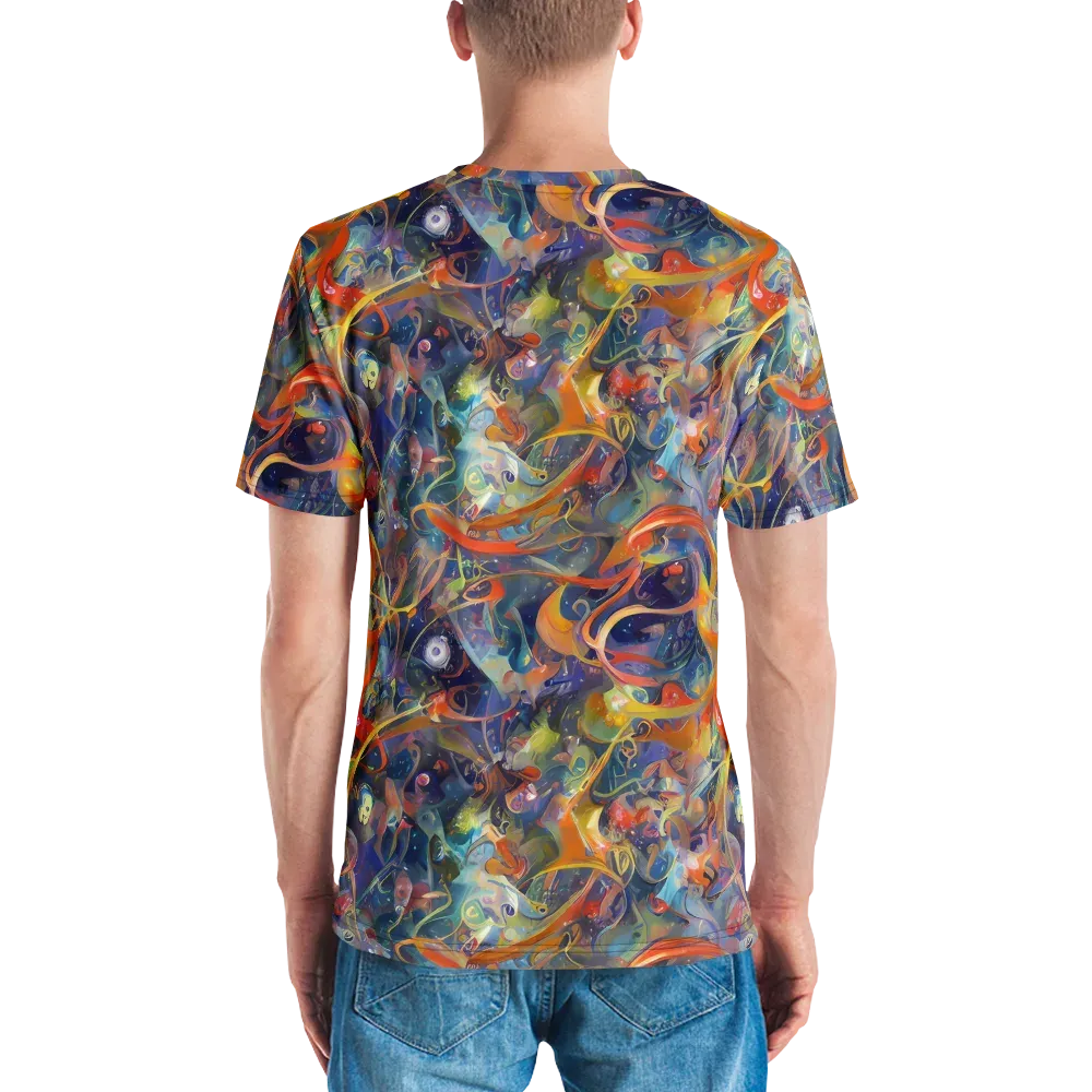 Peter De Seve Cecily Brown on Men's Crew Neck T-Shirt — Back