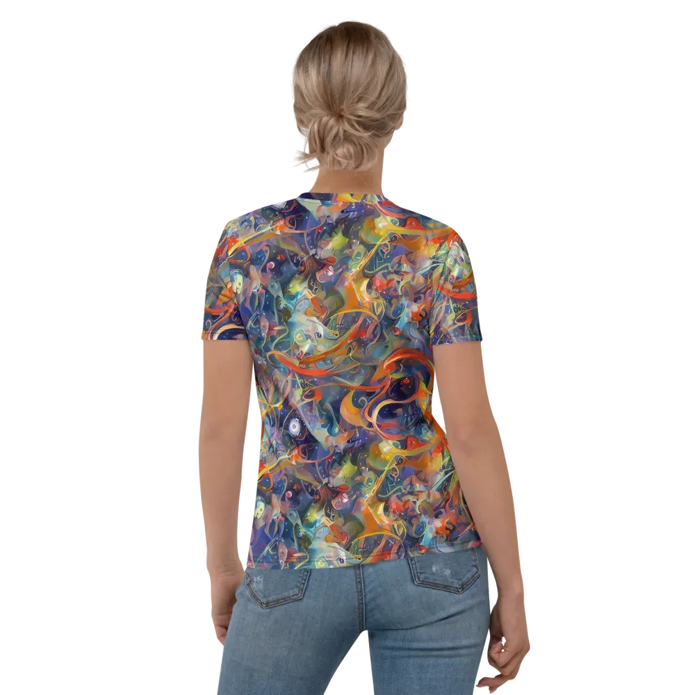 Peter De Seve Cecily Brown on Women's Crew Neck T-Shirt — Back