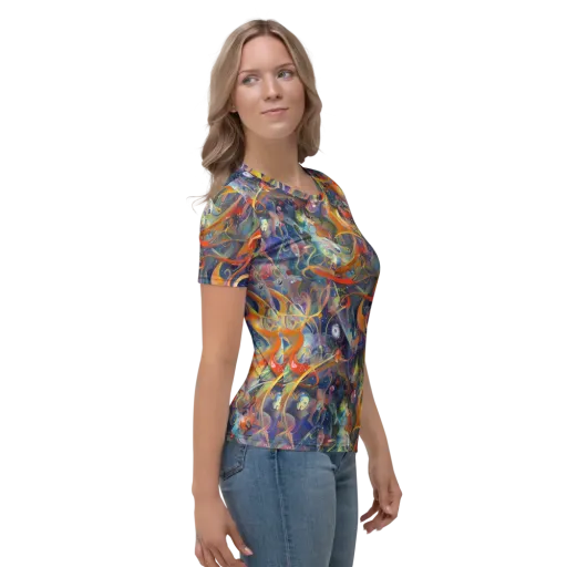 Peter De Seve Cecily Brown on a Women's Crew Neck T-Shirt
