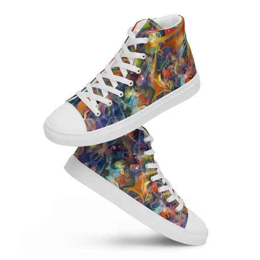 Peter De Seve Cecily Brown on a Women's High Top Canvas Shoes