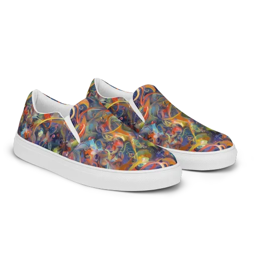 Peter De Seve Cecily Brown on a Men's Slip-On Canvas Shoes