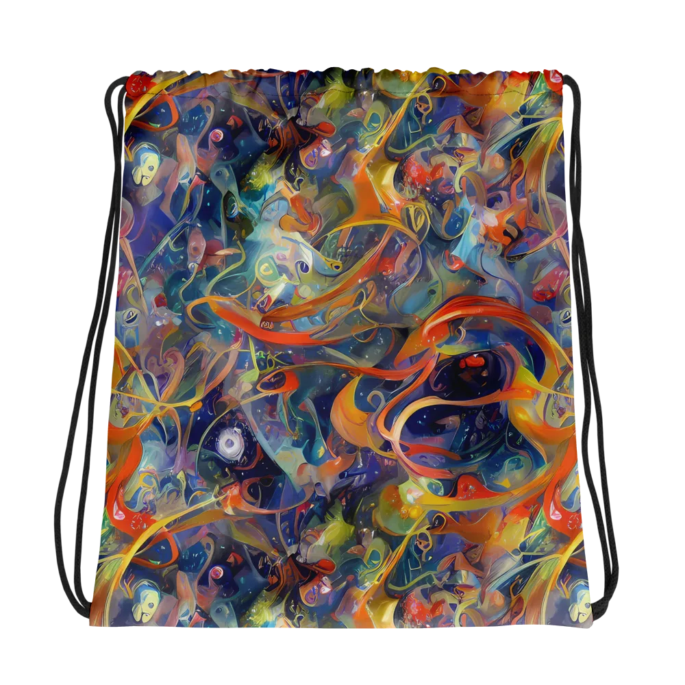 Peter De Seve Cecily Brown on Drawstring Bag — Photo