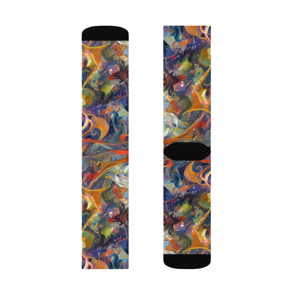 Peter De Seve Cecily Brown on Socks — Left Sock