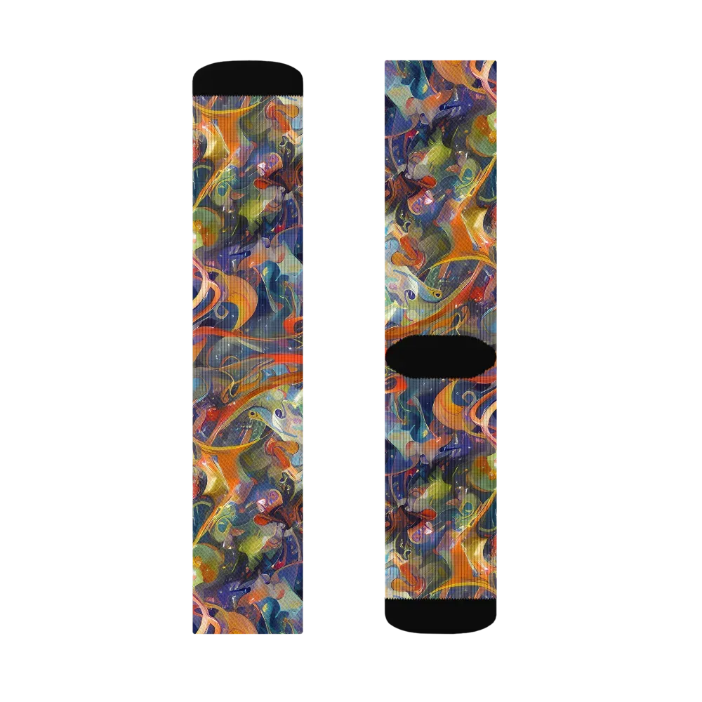 Peter De Seve Cecily Brown on Socks — Right Sock