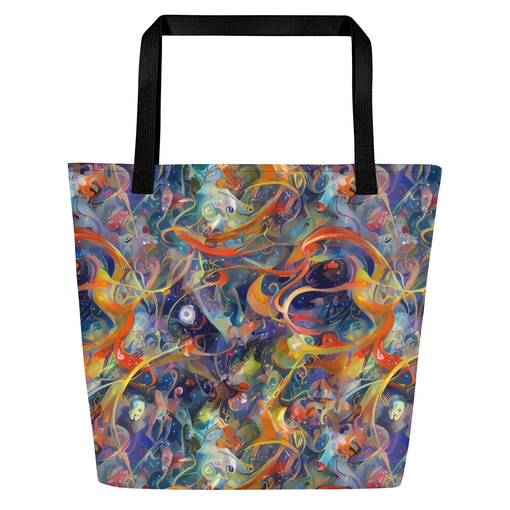 Peter De Seve Cecily Brown on Large Tote Bag W/ Pocket — Front