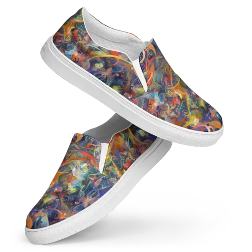 Peter De Seve Cecily Brown on a Women's Slip-On Canvas Shoes