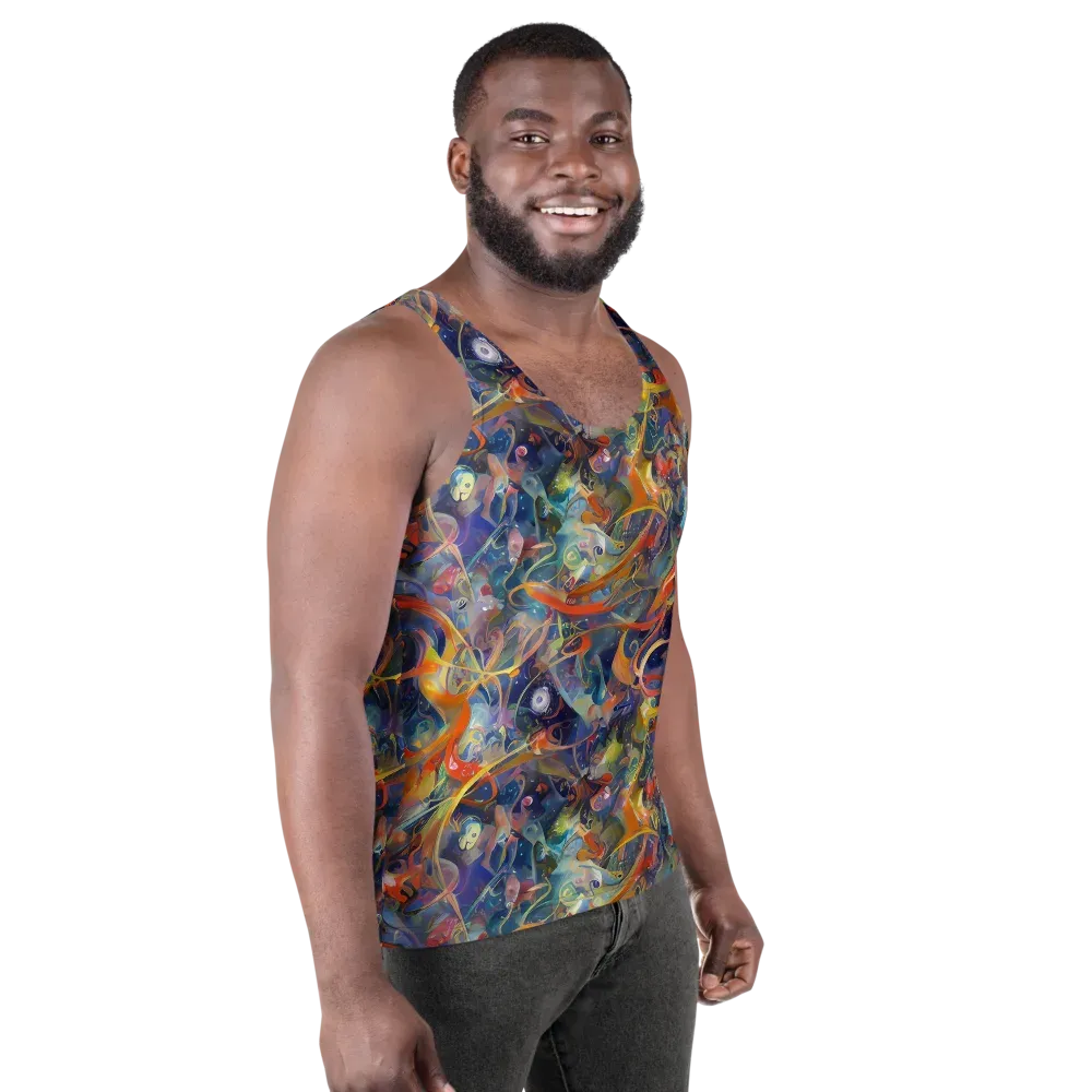 Peter De Seve Cecily Brown on Men's Tank Top — Right Front