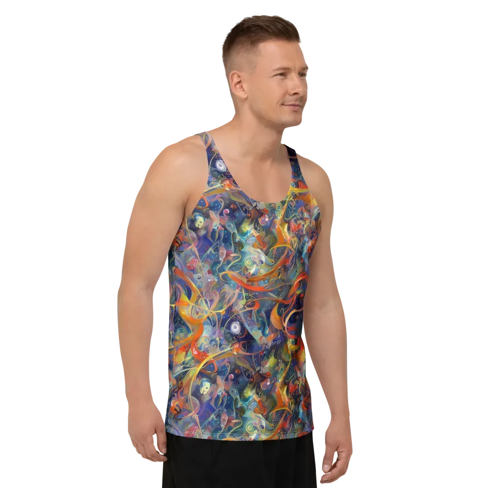 Peter De Seve Cecily Brown on Men's Tank Top — Right Front