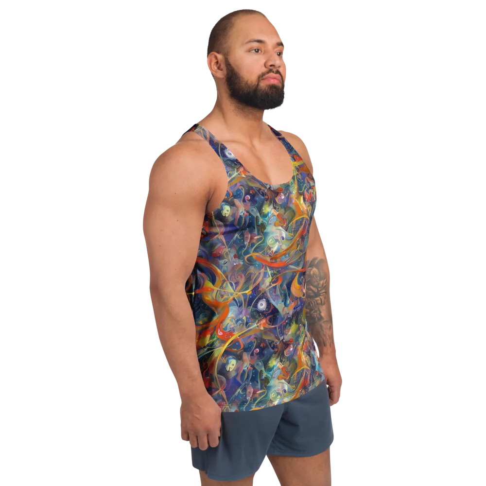Peter De Seve Cecily Brown on Men's Tank Top — Right Front