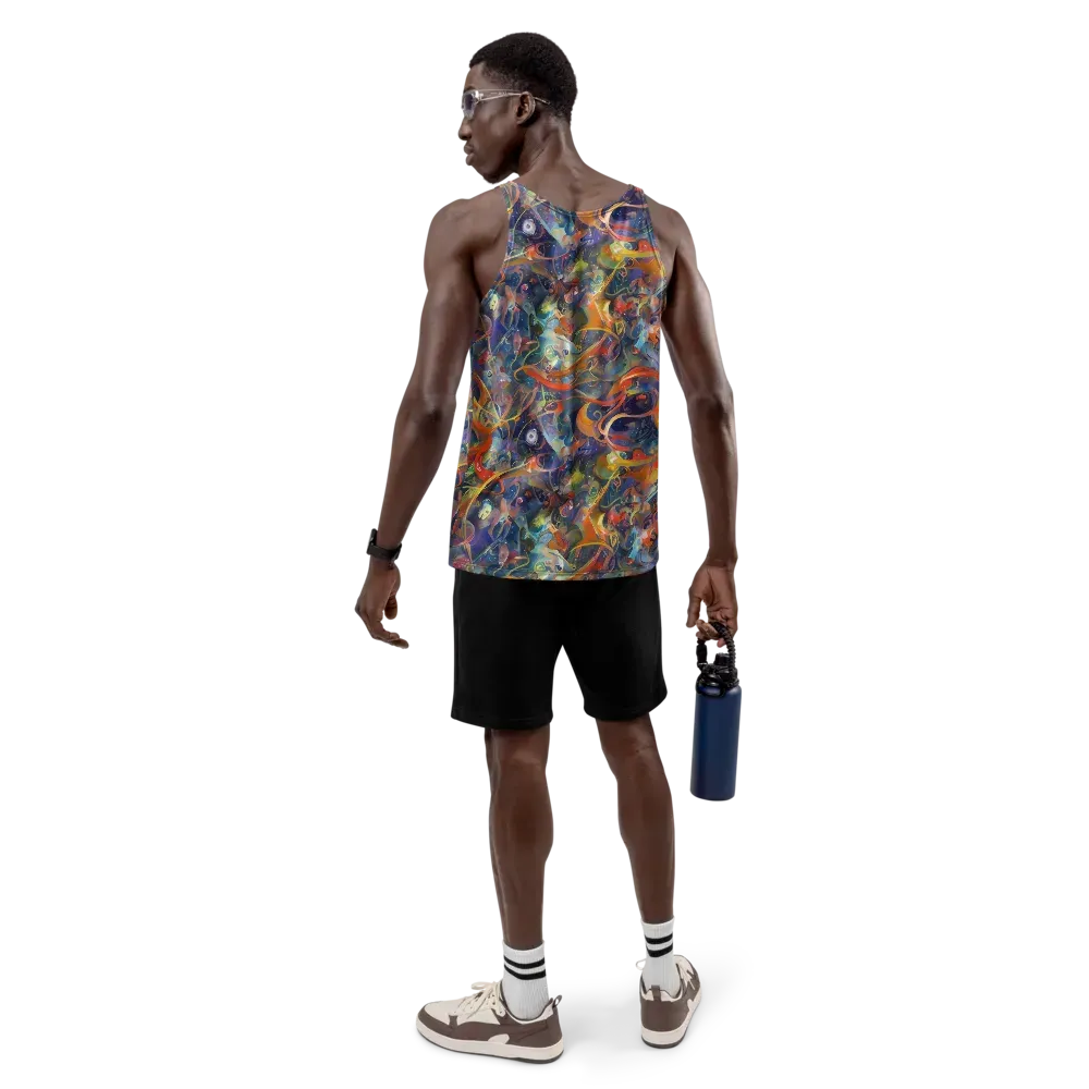 Peter De Seve Cecily Brown on Men's Tank Top — Back