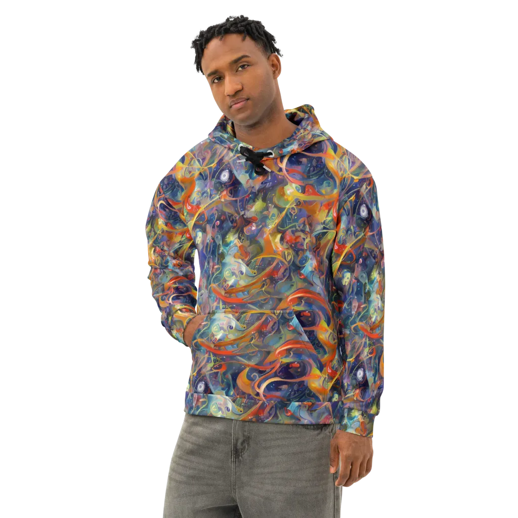 Peter De Seve Cecily Brown on Cotton Hoodie — Left Front