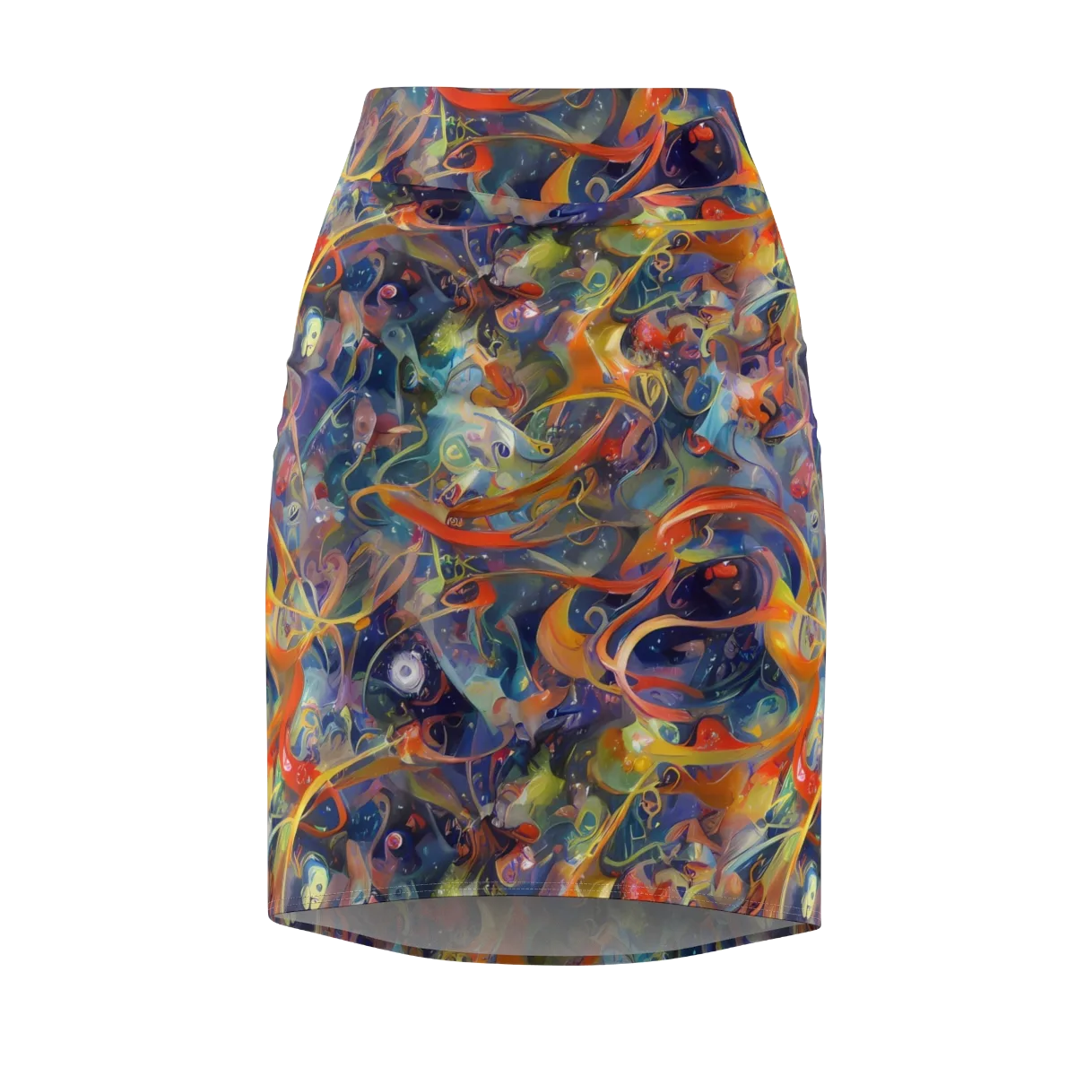 Peter De Seve Cecily Brown on Pencil Skirt — Front