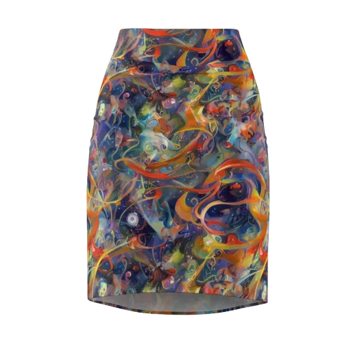 Peter De Seve Cecily Brown on a Pencil Skirt