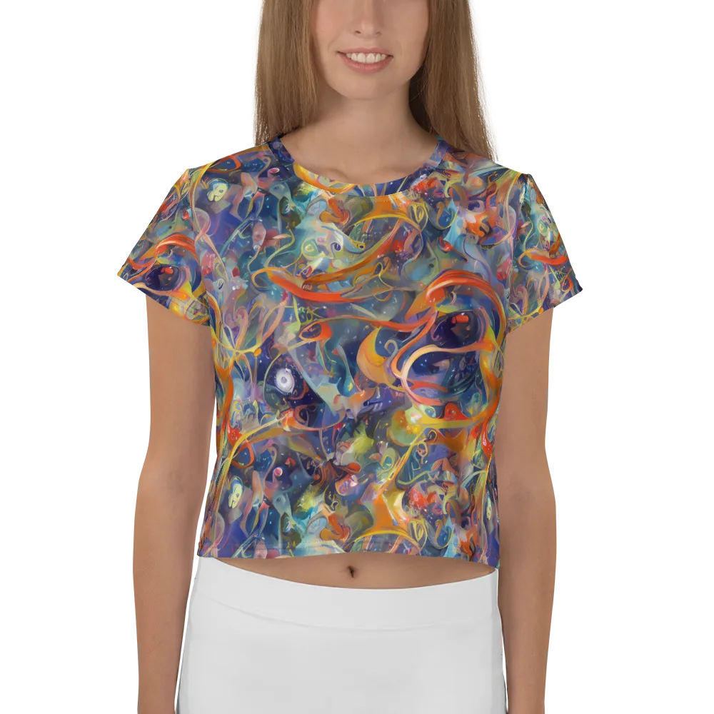 Peter De Seve Cecily Brown on Crop Tee — Front