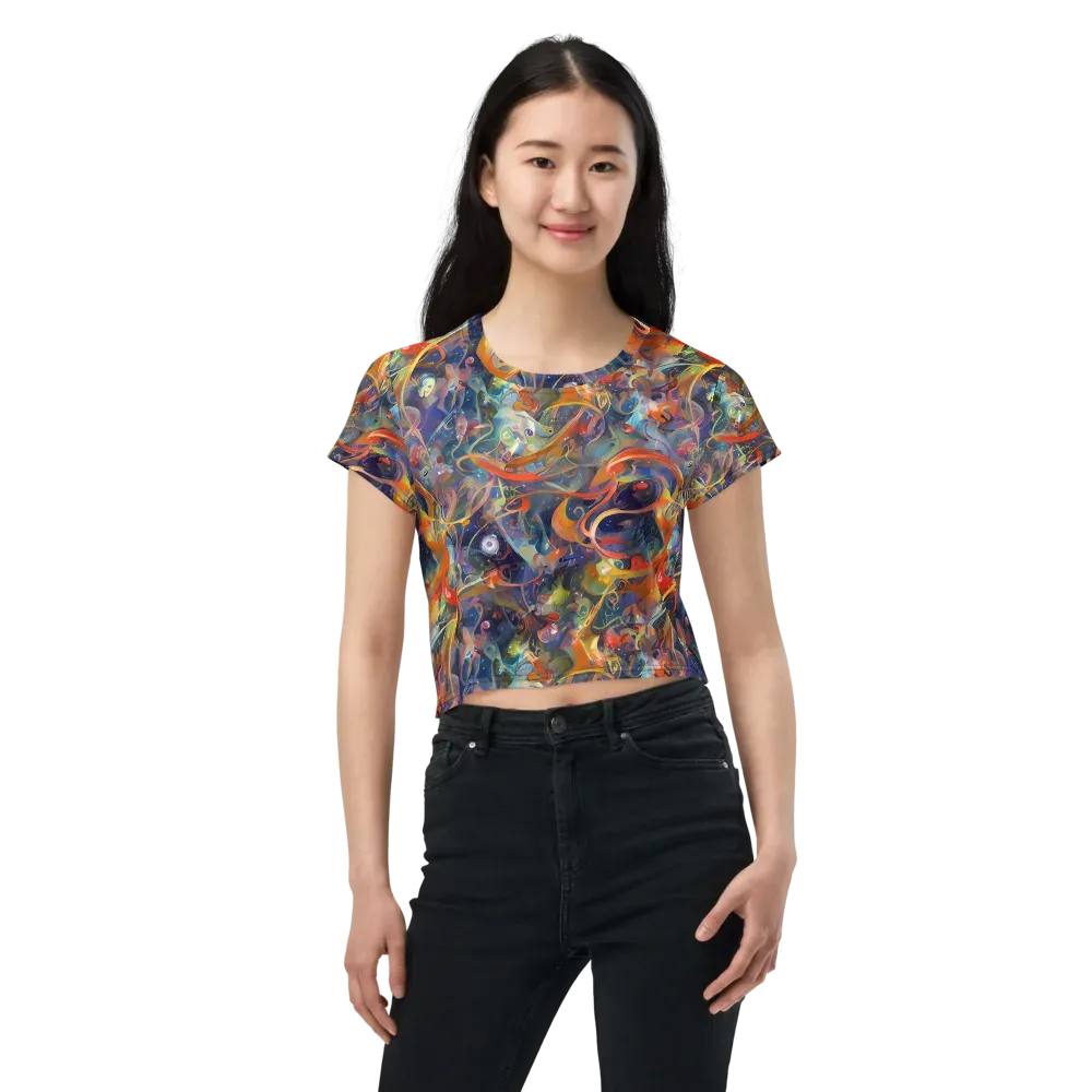 Peter De Seve Cecily Brown on Crop Tee — Front