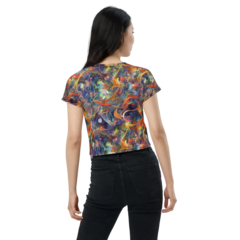 Peter De Seve Cecily Brown on Crop Tee — Back