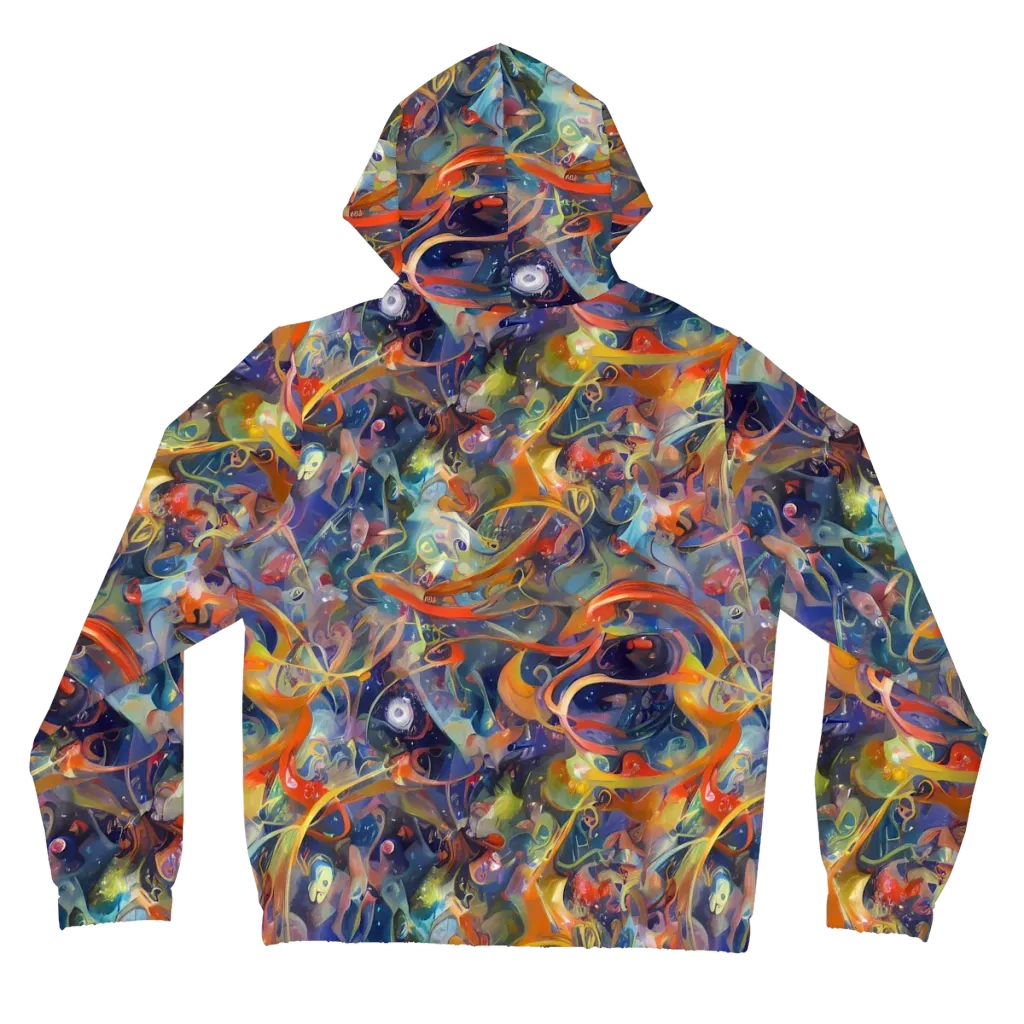 Peter De Seve Cecily Brown on Women's Full-Zip Hoodie — Back