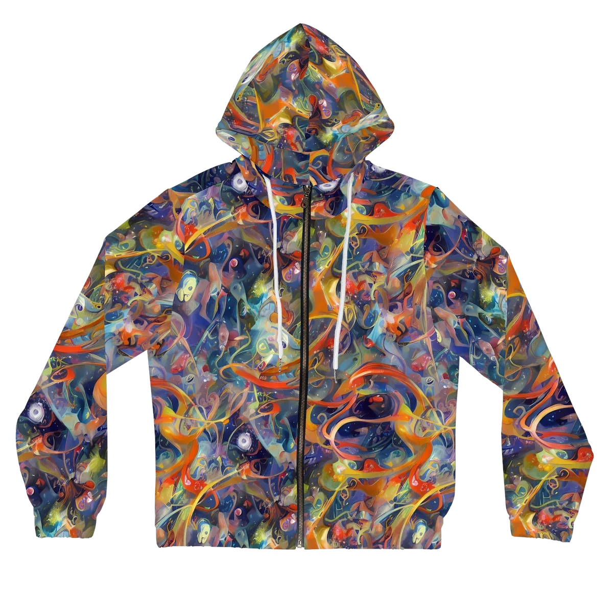 Peter De Seve Cecily Brown on Women's Full-Zip Hoodie — Front
