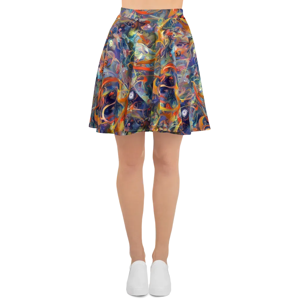 Peter De Seve Cecily Brown on Skater Skirt — Front