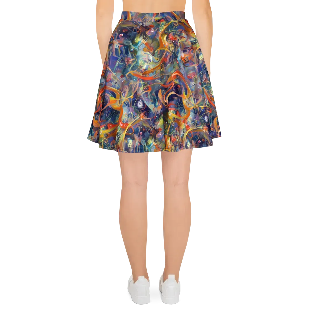 Peter De Seve Cecily Brown on Skater Skirt — Back