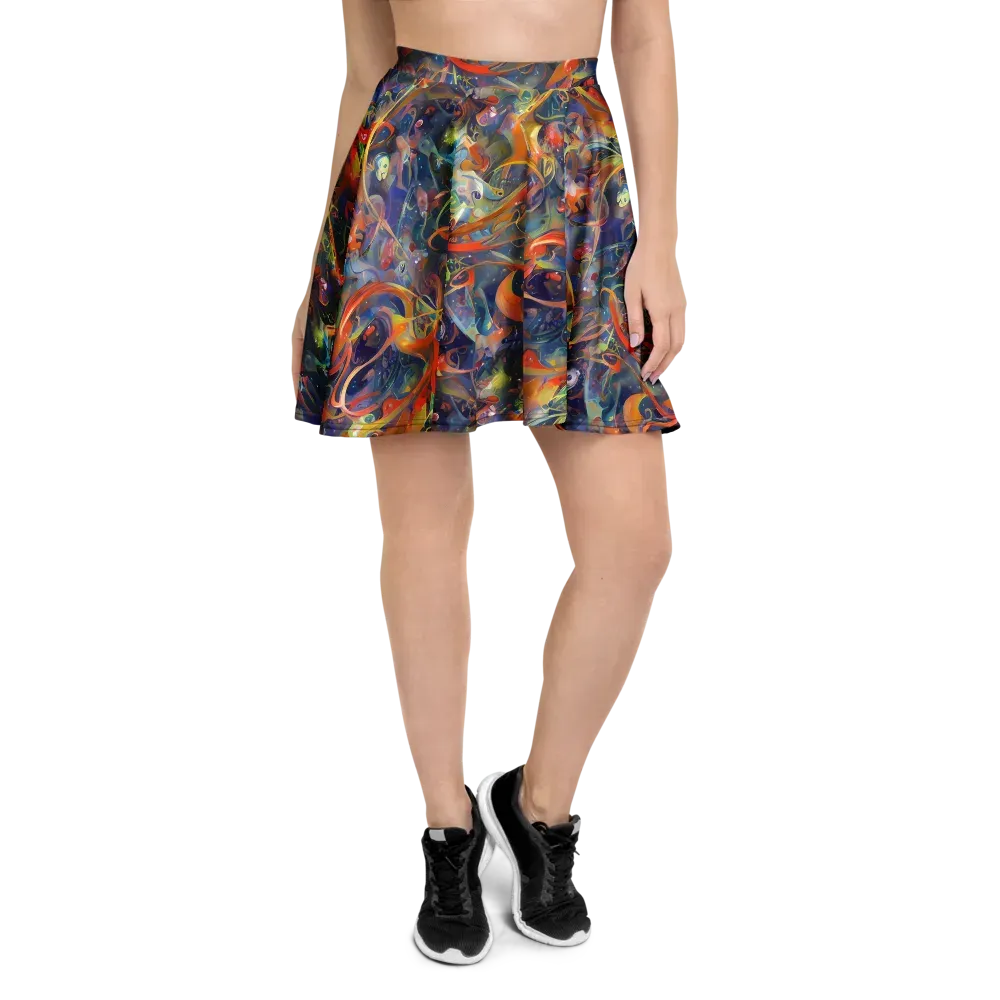 Peter De Seve Cecily Brown on Skater Skirt — Front