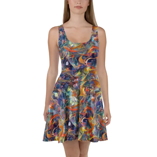 Peter De Seve Cecily Brown on a Skater Dress