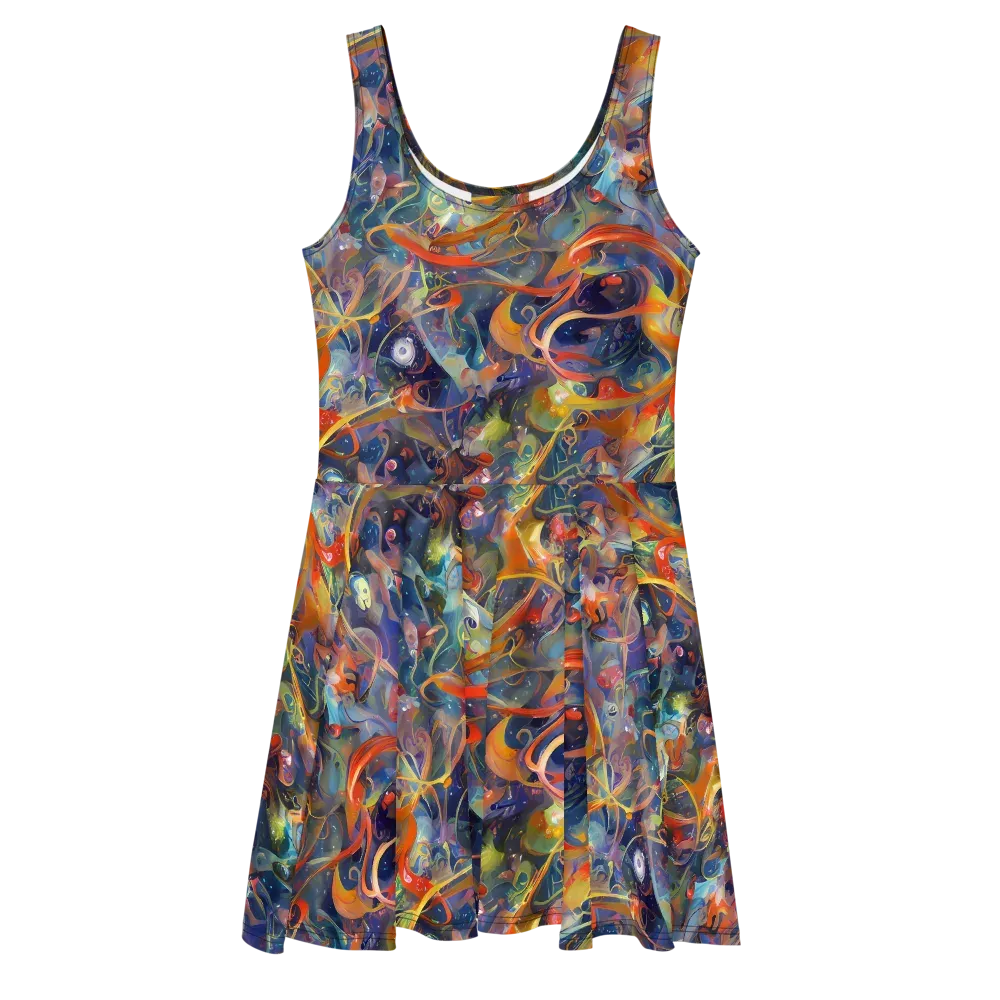 Peter De Seve Cecily Brown on Skater Dress — Front
