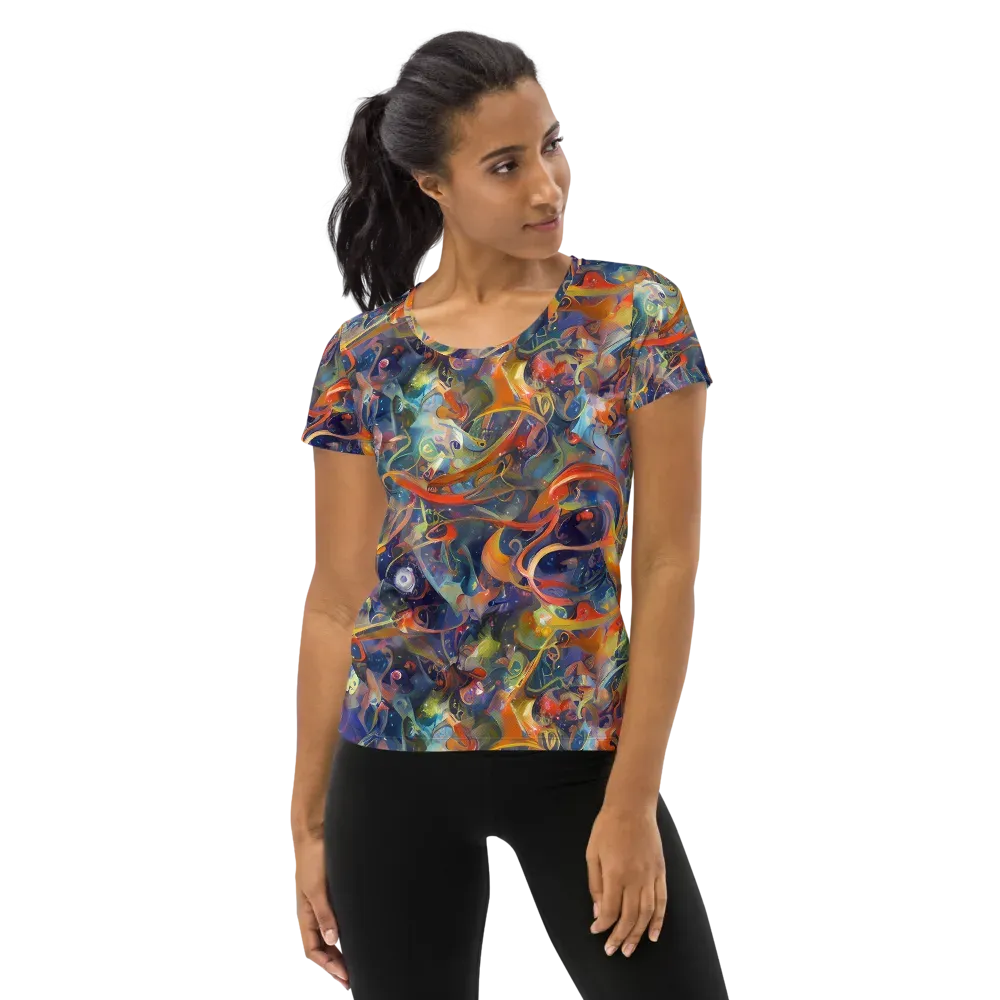Peter De Seve Cecily Brown on Women's Athletic T-Shirt — Front