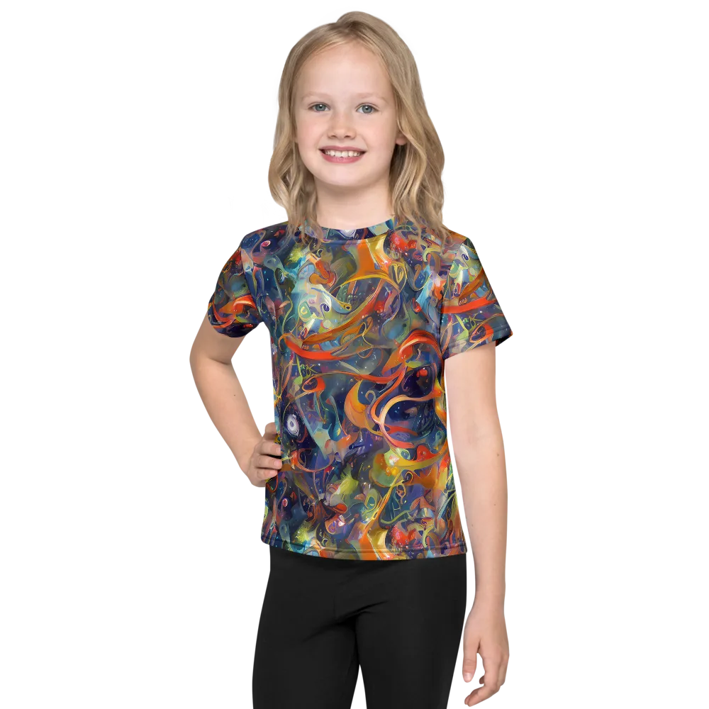 Peter De Seve Cecily Brown on Kids Crew Neck T-Shirt — Front