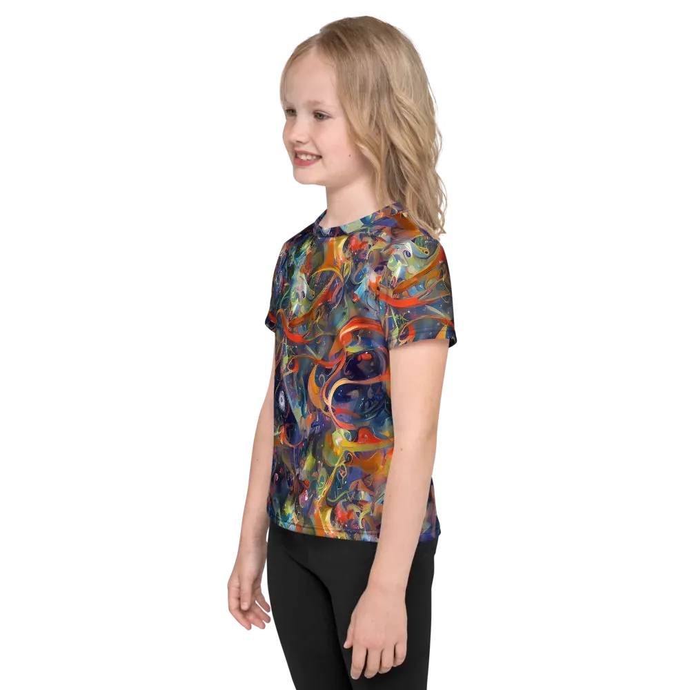 Peter De Seve Cecily Brown on Kids Crew Neck T-Shirt — Left