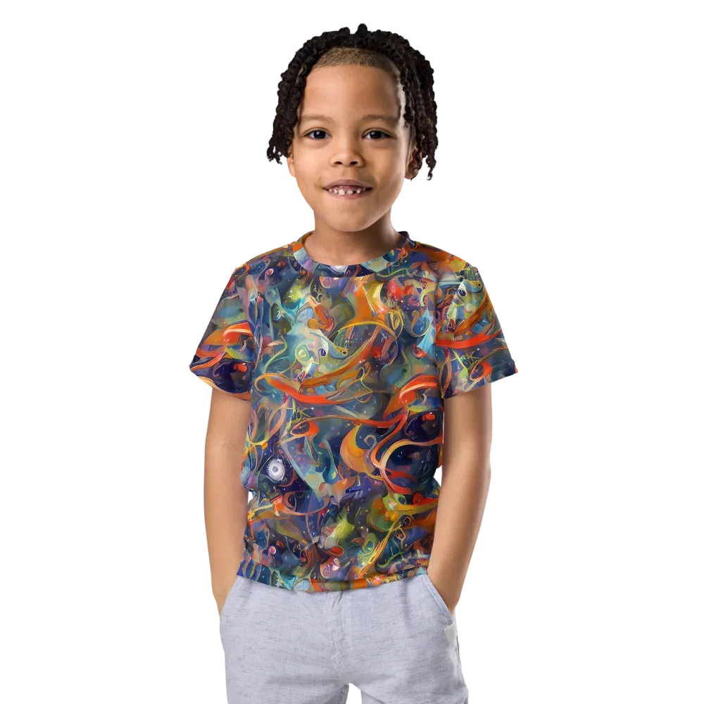 Peter De Seve Cecily Brown on Kids Crew Neck T-Shirt — Front