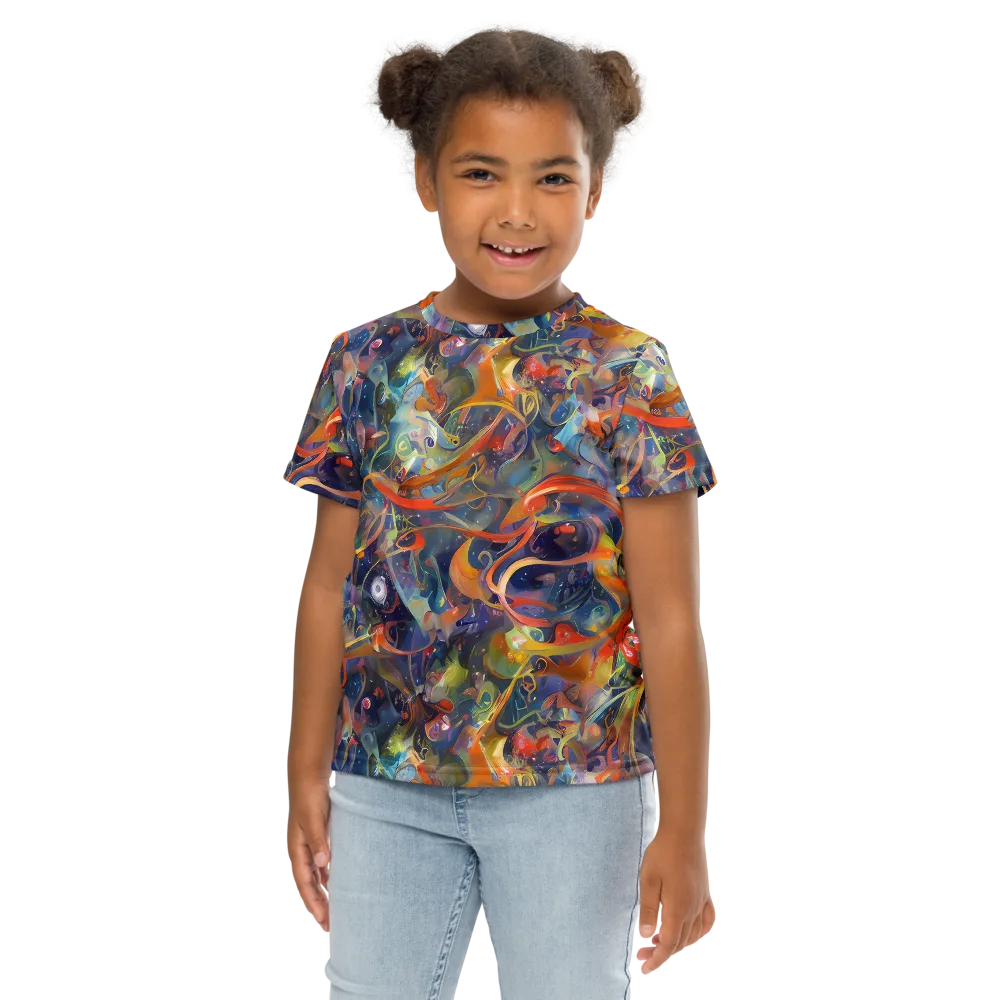Peter De Seve Cecily Brown on Kids Crew Neck T-Shirt — Front