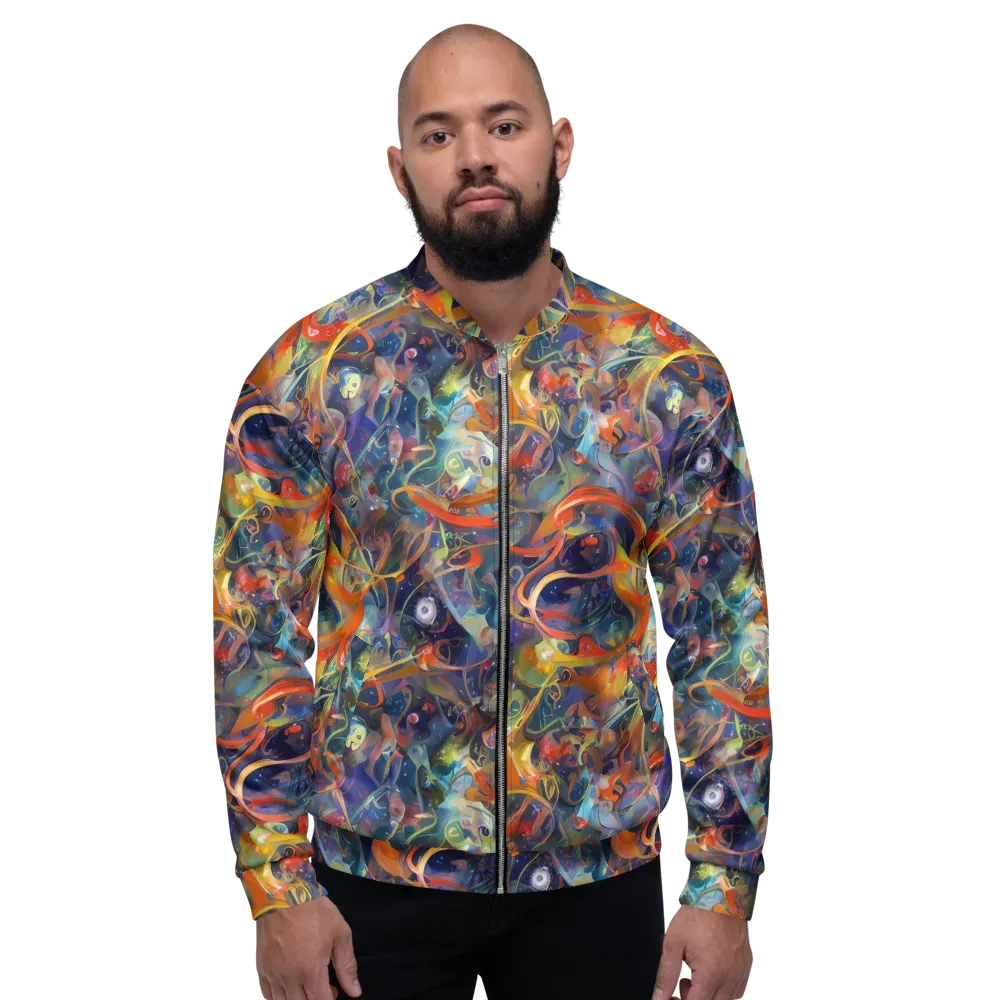 Peter De Seve Cecily Brown on Bomber Jacket — Front