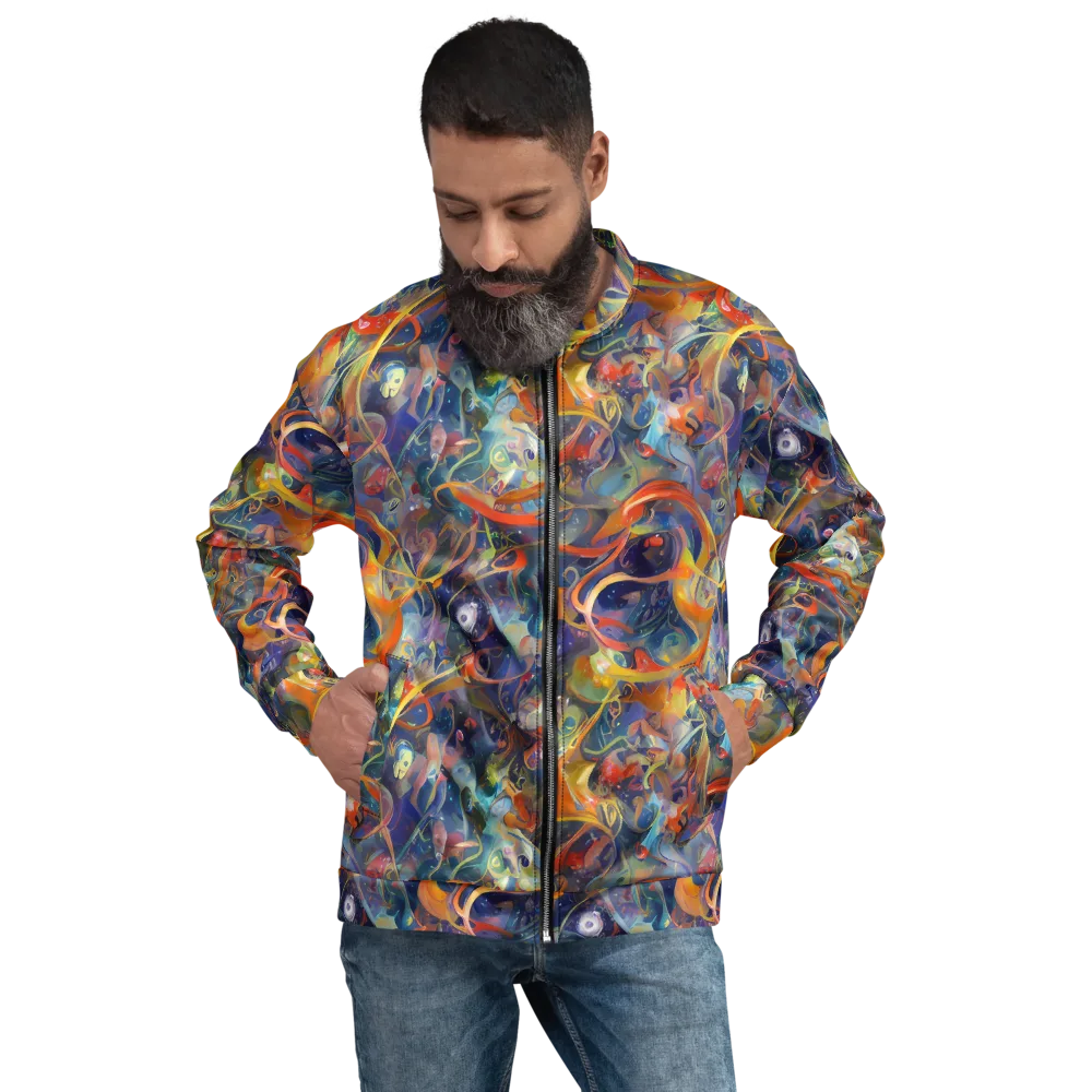 Peter De Seve Cecily Brown on Bomber Jacket — Front