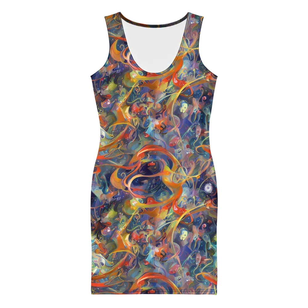 Peter De Seve Cecily Brown on Bodycon Dress — Front