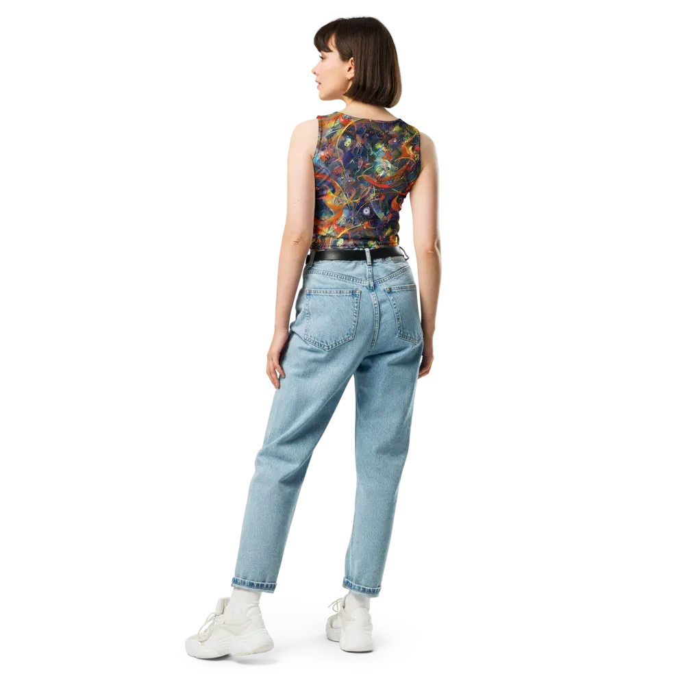 Peter De Seve Cecily Brown on Crop Top — Back