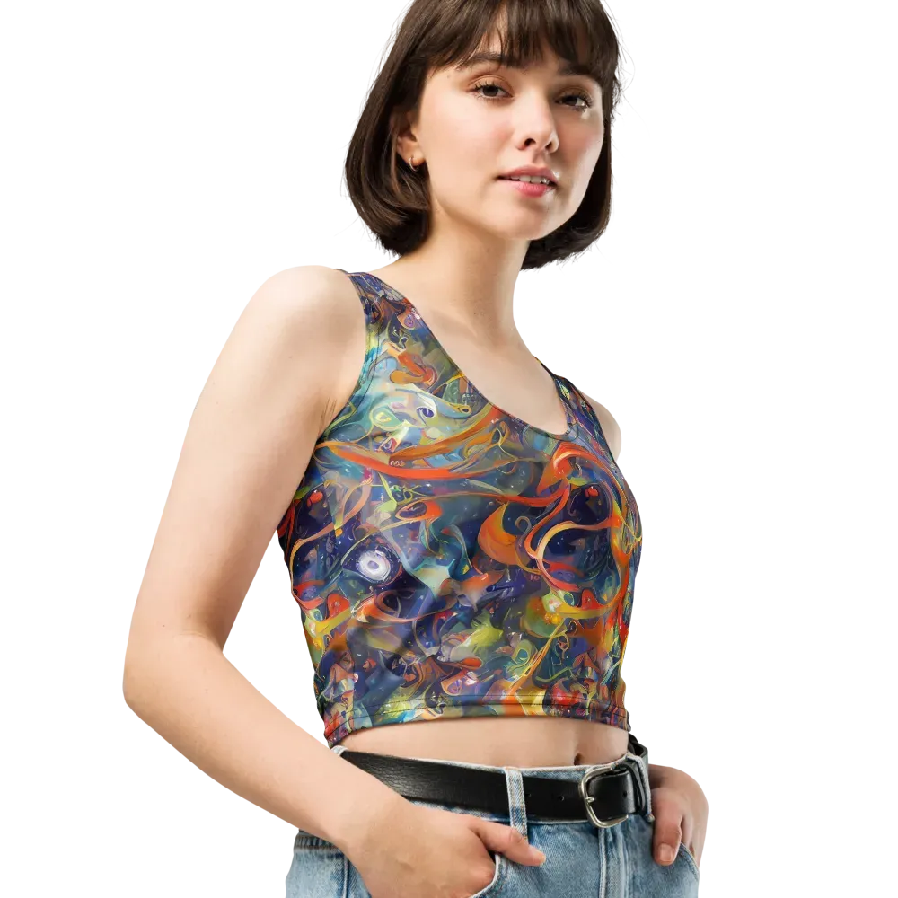 Peter De Seve Cecily Brown on Crop Top — Right Front