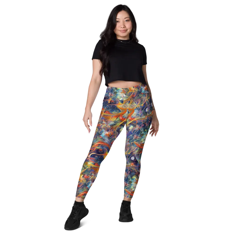 Peter De Seve Cecily Brown on Leggings with Pockets — Front