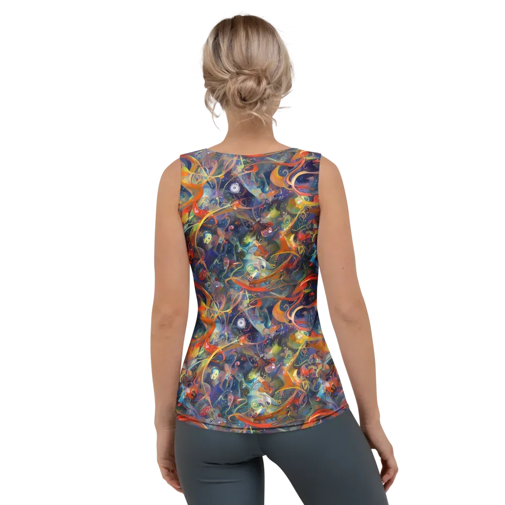 Peter De Seve Cecily Brown on Women's Tank Top — Back