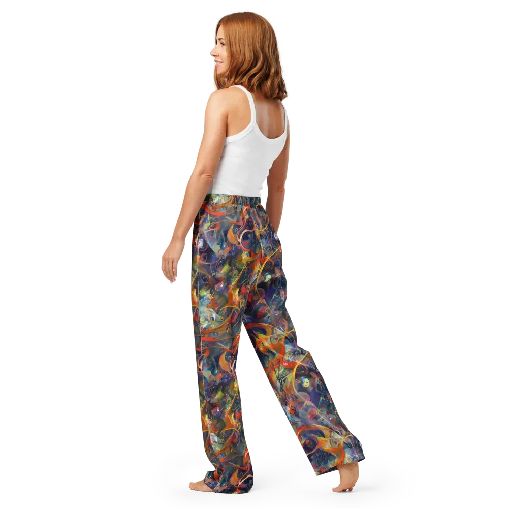 Peter De Seve Cecily Brown on Women's Pajama Pants — Back