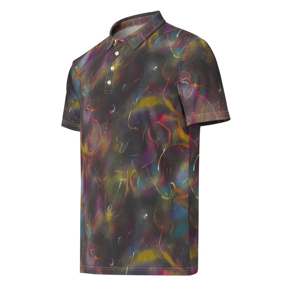 Chromalush on Men's Slim Fit Polo Shirt — Left Front