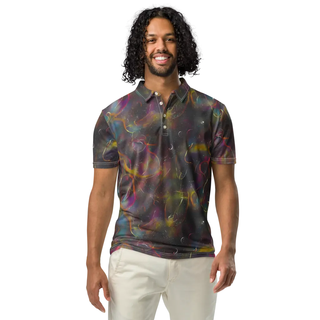 Chromalush on Men's Slim Fit Polo Shirt — Front