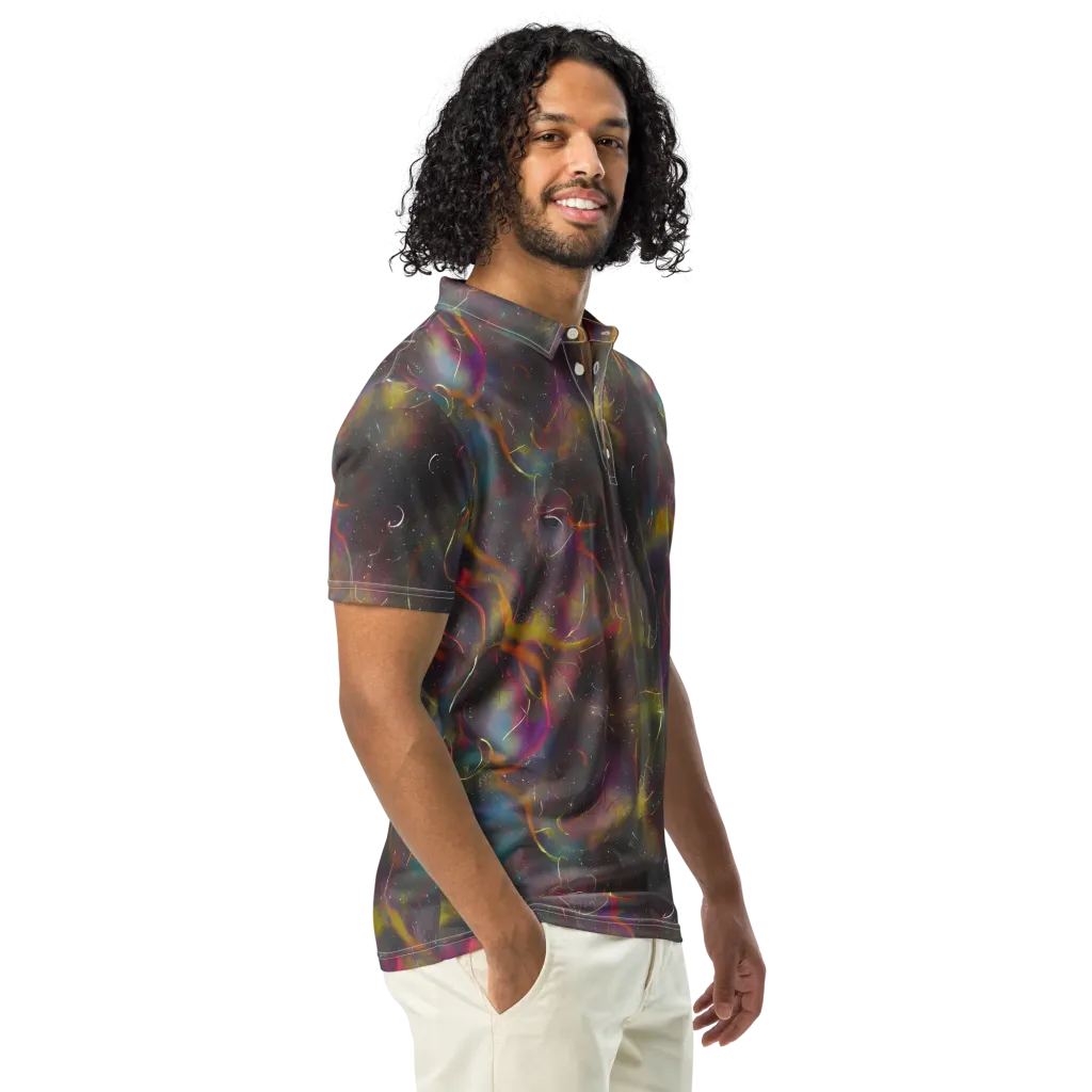 Chromalush on Men's Slim Fit Polo Shirt — Right Front